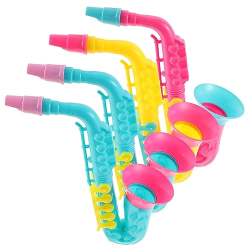 Toddmomy 4 Stück Teiliges Saxophon für Lernspielzeug zur Musikalischen Blasinstrument für Partys und Kreative Spiele Sicher und Glatt Verarbeitet Toddmomy 4 Stück Teiliges Saxophon für Lernspielzeug zur Musikalischen Blasinstrument für Partys und Kreative Spiele Sicher und Glatt Verarbeitet von Toddmomy
