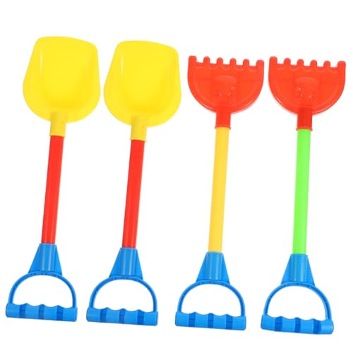 Toddmomy 4 Stück Teiliges Set Bunter Sandspielzeuge für und Robuste Strandspielzeuge für Gartenarbeit und Sandkastenaktivitäten Farben Zufällig Ausgewählt Zufällige Farbe Zufällige Farbe von Toddmomy