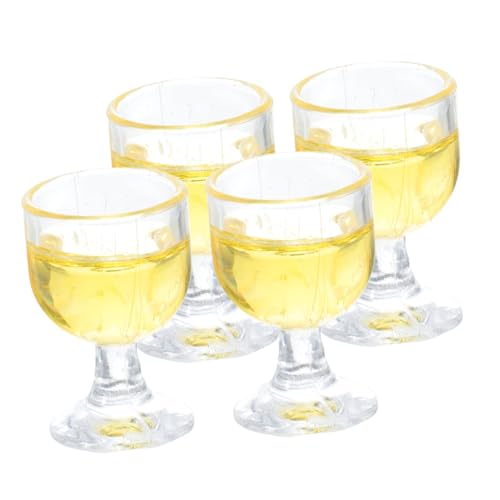 Toddmomy 4 Stück Teiliges Set Miniatur Weingläser für Puppenhaus Realistische Rotweingläser aus Resin für Mini Barware und Dekoration Perfektes Zubehör für Küchenzubehör Toddmomy 4 Stück Teiliges Set Miniatur Weingläser für Puppenhaus Realistische Rotweingläser aus Resin für Mini Barware und Dekoration Perfektes Zubehör für Küchenzubehör von Toddmomy