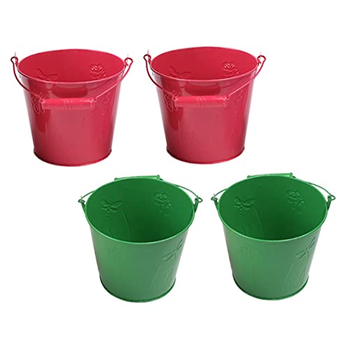 Toddmomy 4 Stück Teiliges Spielzeugeimer für Sandspielzeug für Strand Garten und Outdoor Aktivitäten Farben Zufällig Zufällige Farbe von Toddmomy