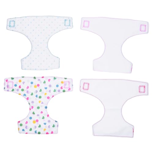 Toddmomy 4 Stück Teiliges Wiederverwendbarer Stoffwindeln für American Doll Puppen Realistische Puppenunterwäsche Einfaches Anziehen Geeignet für Rollenspiele und Vielseitige Toddmomy 4 Stück Teiliges Wiederverwendbarer Stoffwindeln für American Doll Puppen Realistische Puppenunterwäsche Einfaches Anziehen Geeignet für Rollenspiele und Vielseitige von Toddmomy