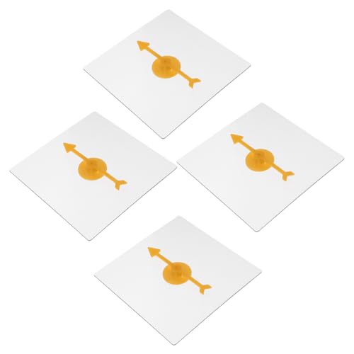 Toddmomy 4 Stück Transparenter Transparentes - Transparente Turntable DIY-zubehör Brettspiele Pfeilspinner Spiel Pfeile Spiel Brettspielpfeil Plastik von Toddmomy