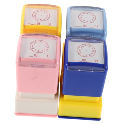 Toddmomy 4 Stück Uhren Lernstempel für Zeitverständnis Bunte Stempel für Unterricht Interaktive Lehrmittel für Schüler Geeignet für Kreative Zeitgestaltung und Spaß Am Lernen Toddmomy 4 Stück Uhren Lernstempel für Zeitverständnis Bunte Stempel für Unterricht Interaktive Lehrmittel für Schüler Geeignet für Kreative Zeitgestaltung und Spaß Am Lernen von Toddmomy