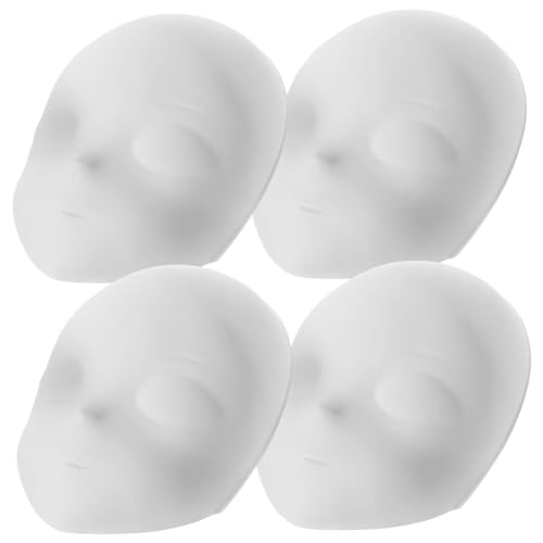 Toddmomy 4 Stück Weiße DIY Masken aus PVC Unbemalte Fuchs Gesichtsmasken Matte Oberfläche Leere Vollgesichtsmasken zum Bemalen Bastelmasken für Erwachsene für Halloween und Kostümpartys Toddmomy 4 Stück Weiße DIY Masken aus PVC Unbemalte Fuchs Gesichtsmasken Matte Oberfläche Leere Vollgesichtsmasken zum Bemalen Bastelmasken für Erwachsene für Halloween und Kostümpartys von Toddmomy