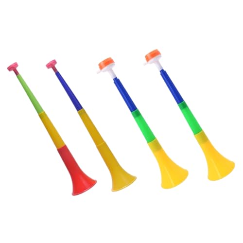 Toddmomy 4 Stück jubelndes Horn Fußballtrompete Fußball Fan Trompete Stadion Trompete jubelt Horn Zubehör für Fußballpartys Sporthupen-Geräuschmacher Plastik Zufällige Farbe Toddmomy 4 Stück jubelndes Horn Fußballtrompete Fußball Fan Trompete Stadion Trompete jubelt Horn Zubehör für Fußballpartys Sporthupen-Geräuschmacher Plastik Zufällige Farbe von Toddmomy
