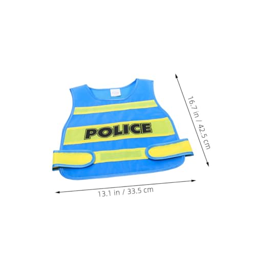 Toddmomy 4 Teilige Polizeiweste Für Halloween Cosplay Polizistenkostüm Rollenspiel Kostüm Weste Zubehör Für Rollenspiele Ferien Schulveranstaltungen Toddmomy 4 Teilige Polizeiweste Für Halloween Cosplay Polizistenkostüm Rollenspiel Kostüm Weste Zubehör Für Rollenspiele Ferien Schulveranstaltungen von Toddmomy