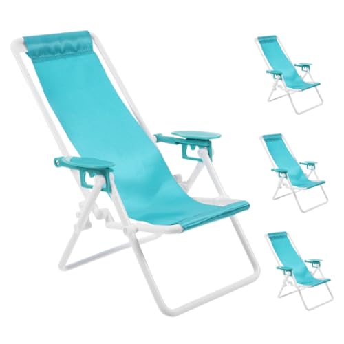 Toddmomy 4 Teiliger Mini Strandstuhl Mini Klapp Strandstuhl Für Home Office Und Party Dekorationen – Realistische Miniaturmöbel Für Puppenhaus Toddmomy 4 Teiliger Mini Strandstuhl Mini Klapp Strandstuhl Für Home Office Und Party Dekorationen – Realistische Miniaturmöbel Für Puppenhaus von Toddmomy