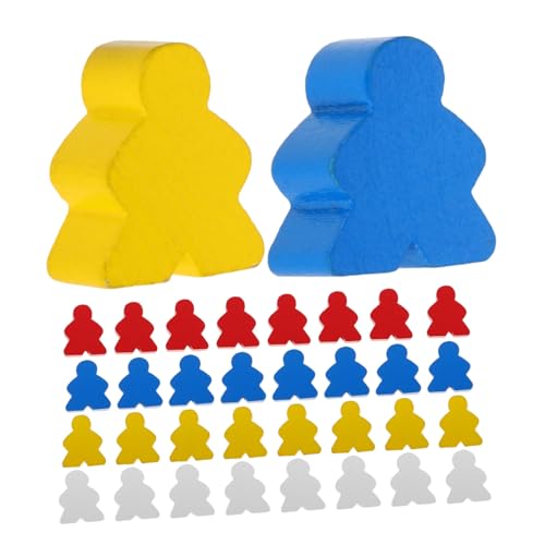 Toddmomy 40 Stück Bunte Holzspielsteine für Brettspiele Einzigartige Holzfiguren für Klassenzimmer und Spielesammlungen Ersatzteile für Schachspiele und Brettspielzubehör Toddmomy 40 Stück Bunte Holzspielsteine für Brettspiele Einzigartige Holzfiguren für Klassenzimmer und Spielesammlungen Ersatzteile für Schachspiele und Brettspielzubehör von Toddmomy