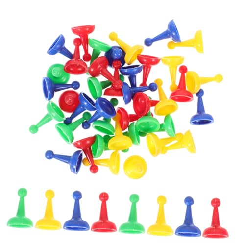 Toddmomy 40 Stück Farbige Kunststoff Schachfiguren für Tischspiele als Spielzubehör und Ersatzteile für Schach und Brettspiele Toddmomy 40 Stück Farbige Kunststoff Schachfiguren für Tischspiele als Spielzubehör und Ersatzteile für Schach und Brettspiele von Toddmomy