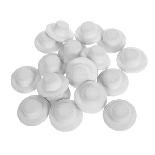 Toddmomy 40 Stück Handgefertigte Hüte Zylinder Kleine Puppenhüte Mini Zylinder Kleine Puppenkappen Mini Puppenhüte Bastel Babypuppenzubehör Miniatur Puppenkopfbedeckung von Toddmomy