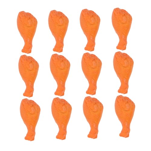 Toddmomy 40stücke Miniatur Hähnchenkeulen Realistisches Fake Food Modell Für Puppenstuben Mini Fleisch Spielzubehör Für Küchen-szenen Detailreiche Braised Chicken Drumsticks von Toddmomy