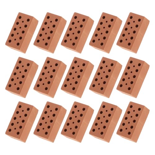 Toddmomy 40 Stück Miniaturbauziegel DIY Architektur Modelle für Motorik und Kreativität für Sandkasten und Modellbau Toddmomy 40 Stück Miniaturbauziegel DIY Architektur Modelle für Motorik und Kreativität für Sandkasten und Modellbau von Toddmomy