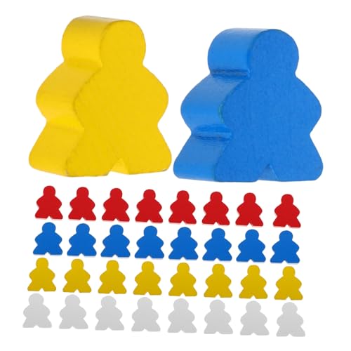 Toddmomy 40 Stück Teiliges Farbiges Holz Schachfiguren für Brettspiele Bunte Spielfiguren Holz für Ludo und Klassenzimmer Robuste Ersatzspielsteine Vielseitige Spielzubehör Token Toddmomy 40 Stück Teiliges Farbiges Holz Schachfiguren für Brettspiele Bunte Spielfiguren Holz für Ludo und Klassenzimmer Robuste Ersatzspielsteine Vielseitige Spielzubehör Token von Toddmomy