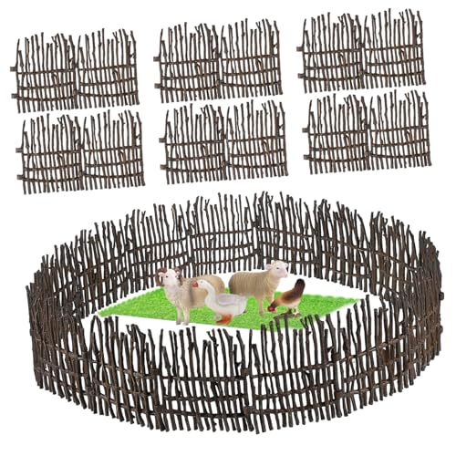 Toddmomy 40 Stück Teiliges Fence Panel Realistisches Farmzaun mit Steckverbindungen Stabil und für und Bauernhof Figuren Fördert Kreatives Toddmomy 40 Stück Teiliges Fence Panel Realistisches Farmzaun mit Steckverbindungen Stabil und für und Bauernhof Figuren Fördert Kreatives von Toddmomy