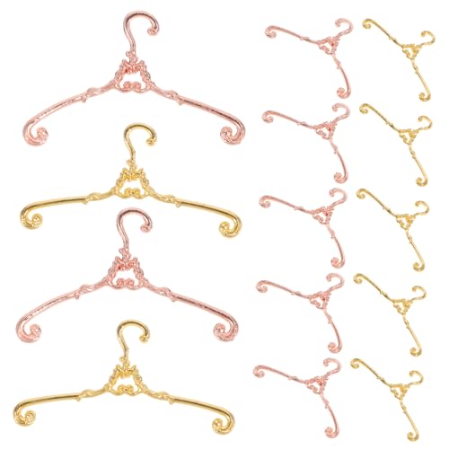 Toddmomy 40 Stück Teiliges Mini Metall Kleiderbügel Filigrane Kleine Hänger in Gold und Roségold Robuste Puppenhaus Kleiderbügel für DIY Puppenkleidung und Miniatur Kleidungsstücke Toddmomy 40 Stück Teiliges Mini Metall Kleiderbügel Filigrane Kleine Hänger in Gold und Roségold Robuste Puppenhaus Kleiderbügel für DIY Puppenkleidung und Miniatur Kleidungsstücke von Toddmomy