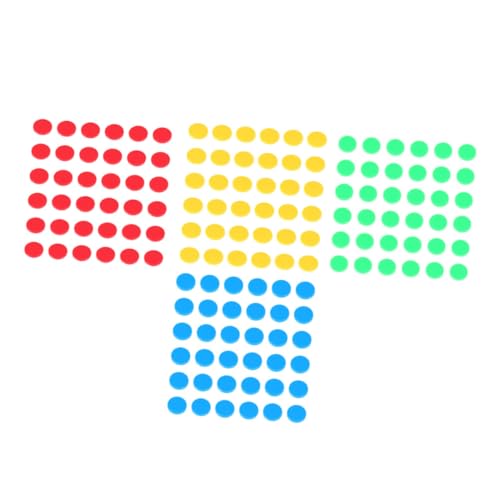 Toddmomy 400stücke Spielchips Farbige Zählen Lernen Verwenden Belohnungsmarken Lernmünze Für Schüler Spielmünzen-Requisite Langlebiges Material Komplettes Lehrmittel von Toddmomy