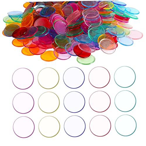 Toddmomy 400Stücke Bingo Chips Runde Zählmarker Farben für Wiederverwendbar Transparentes Design für Bingo Spiele und Mathe Lernübungen Toddmomy 400Stücke Bingo Chips Runde Zählmarker Farben für Wiederverwendbar Transparentes Design für Bingo Spiele und Mathe Lernübungen von Toddmomy