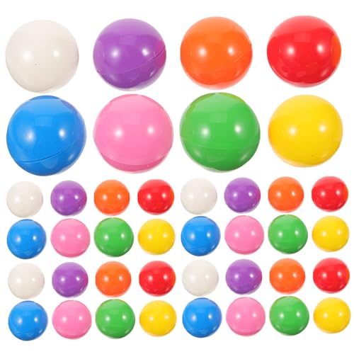 Toddmomy 40Stücke Mini Lotteriebälle aus Kunststoff Farbige Lottokugeln für Verlosungen und Spiele Leicht und Tragbar für Partys und Tombolas mit Farben Bälle pro Farbe von Toddmomy