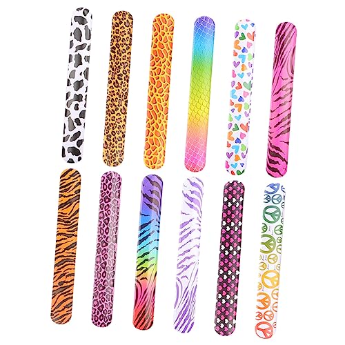 Toddmomy 45Stücke Schnapparmbänder mit Tierdruck Armbänder für Kinderpartys Mitgebsel und Geburtstagsgeschenke Zufällige Muster von Toddmomy