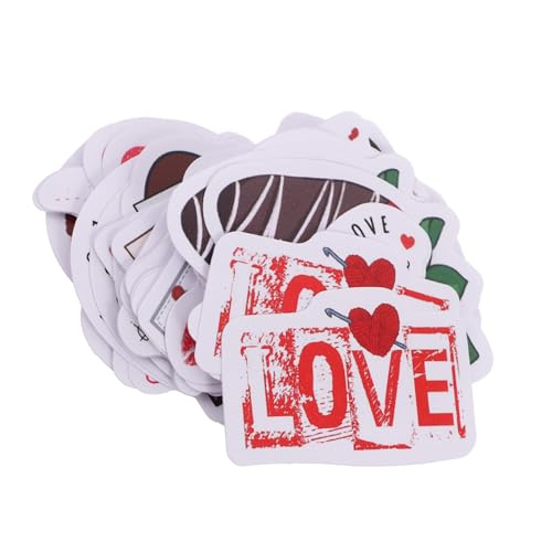 Toddmomy 46 Stück Valentinstag-Scrapbook-Aufkleber, Kreative Liebe, Süße Herz-Aufkleber Für Tagebücher Und Alben, Selbstklebend Zum Feiern Besonderer Momente, Dekorieren Toddmomy 46 Stück Valentinstag-Scrapbook-Aufkleber, Kreative Liebe, Süße Herz-Aufkleber Für Tagebücher Und Alben, Selbstklebend Zum Feiern Besonderer Momente, Dekorieren von Toddmomy