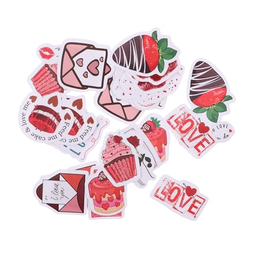 Toddmomy 46 Stück Valentinstag-liebesaufkleber Für Scrapbooking, Kreative Selbstklebende Süße Herzaufkleber Für Tagebücher, Alben Für Partygeschenke Toddmomy 46 Stück Valentinstag-liebesaufkleber Für Scrapbooking, Kreative Selbstklebende Süße Herzaufkleber Für Tagebücher, Alben Für Partygeschenke von Toddmomy