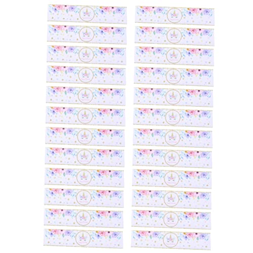 Toddmomy 48Stücke Einhorn Party Flasche Etiketten Wunderschöne Einhorn Aufkleber für Trinkwasserflaschen Party Zubehör für Feierlichkeiten Toddmomy 48Stücke Einhorn Party Flasche Etiketten Wunderschöne Einhorn Aufkleber für Trinkwasserflaschen Party Zubehör für Feierlichkeiten von Toddmomy