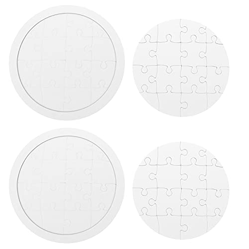 Toddmomy 4Sätze Runde Leere Puzzles zum Bemalen Teiliges DIY Puzzle für Kreative Bastelprojekte und Malen aus Hochwertigem Material für Unendlichen Spaß Toddmomy 4Sätze Runde Leere Puzzles zum Bemalen Teiliges DIY Puzzle für Kreative Bastelprojekte und Malen aus Hochwertigem Material für Unendlichen Spaß von Toddmomy
