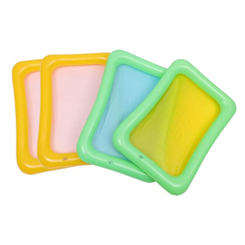 Toddmomy 4Stücke Aufblasbarer Sandkasten Spielset für Teiliges Kreatives Sandspielzeug aus Hochwertigem für Strand und Garten Fördert Kreativität und Motorische Fähigkeiten von Toddmomy