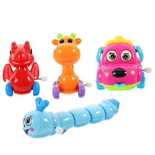 Toddmomy 4Stücke Aufzieh Tierspielzeug Kreatives Uhrwerkspielzeug Für Bestehend Aus Dinosaurier Hund Giraffe Und Raupe Farblich Zufällig Sicheres Pädagogisches Toddmomy 4Stücke Aufzieh Tierspielzeug Kreatives Uhrwerkspielzeug Für Bestehend Aus Dinosaurier Hund Giraffe Und Raupe Farblich Zufällig Sicheres Pädagogisches von Toddmomy