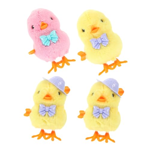 Toddmomy 4 Stücke Aufziehküken Spielzeug für Kinder Plüsch Huhn Spielzeug Kleiner Küken für Ostern und Partys Weiche und Bequeme Verarbeitung Springendes für Kleinkinder Toddmomy 4 Stücke Aufziehküken Spielzeug für Kinder Plüsch Huhn Spielzeug Kleiner Küken für Ostern und Partys Weiche und Bequeme Verarbeitung Springendes für Kleinkinder von Toddmomy