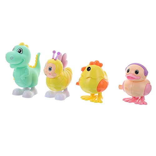 Toddmomy 4Stücke Aufziehspielzeug für Tierspielzeuge Huhn Ente Biene Dinosaurier Interessantes Kinderuhrwerk Kreativität und Koordination Toddmomy 4Stücke Aufziehspielzeug für Tierspielzeuge Huhn Ente Biene Dinosaurier Interessantes Kinderuhrwerk Kreativität und Koordination von Toddmomy