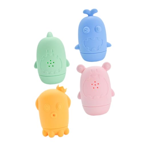 Toddmomy 4Stücke Badespielzeug für Teiliges Silikon Wasserspielzeug Süße Cartoon Figuren für Badewanne und Pool für Jahre Fördert Spaß Beim Toddmomy 4Stücke Badespielzeug für Teiliges Silikon Wasserspielzeug Süße Cartoon Figuren für Badewanne und Pool für Jahre Fördert Spaß Beim von Toddmomy