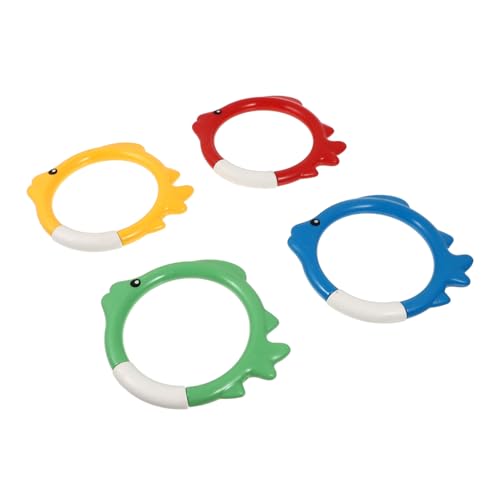 Toddmomy 4Stücke Bunte Tauchring Sets für Teiliges Unterwasser für Schwimmbad Wasserspielzeug zur Verbesserung der Schwimmfähigkeiten für Spaß im Sommer Toddmomy 4Stücke Bunte Tauchring Sets für Teiliges Unterwasser für Schwimmbad Wasserspielzeug zur Verbesserung der Schwimmfähigkeiten für Spaß im Sommer von Toddmomy