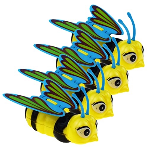 Toddmomy 4Stücke Cute Wind Up Bee Toy Adorable Kawaii Childrens Plaything Compact Toy with Winding Mechanism Present for Young and Boys von Toddmomy