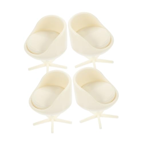 Toddmomy 4 Stücke Kleiner Möbel 1:20 Puppenmöbel Drehstuhl aus Kunststoff Dekorativer Miniaturstuhl für Sandtischmodelle Foto Requisite Toddmomy 4 Stücke Kleiner Möbel 1:20 Puppenmöbel Drehstuhl aus Kunststoff Dekorativer Miniaturstuhl für Sandtischmodelle Foto Requisite von Toddmomy