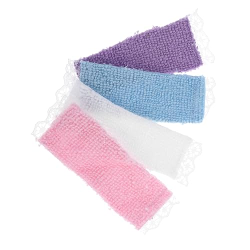 Toddmomy 4Stücke Elegante Waschhandtücher für Puppenhaus Badezimmer Dekorative Handtücher und Ergänzung für Dekorationen Toddmomy 4Stücke Elegante Waschhandtücher für Puppenhaus Badezimmer Dekorative Handtücher und Ergänzung für Dekorationen von Toddmomy