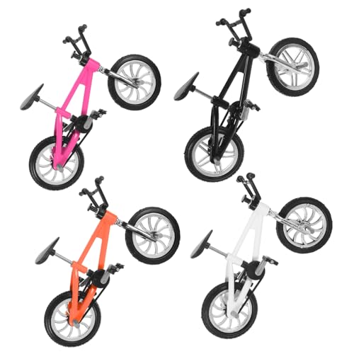 Toddmomy 4 Stücke Kleiner Mountainbike Modell Fingerbike Spielzeug aus Legierung Langlebig für Rennspiele und Dekoration von Toddmomy