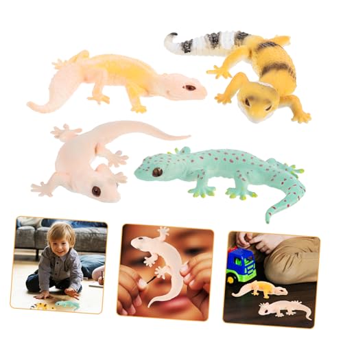 Toddmomy Kleiner Gecko Figuren 4 Stück Realistische Simulations Gecko Figuren für Kinder Pädagogisches Reptilien Spielzeug für Garten und Party Dekoration Leicht und Beweglich Toddmomy Kleiner Gecko Figuren 4 Stück Realistische Simulations Gecko Figuren für Kinder Pädagogisches Reptilien Spielzeug für Garten und Party Dekoration Leicht und Beweglich von Toddmomy