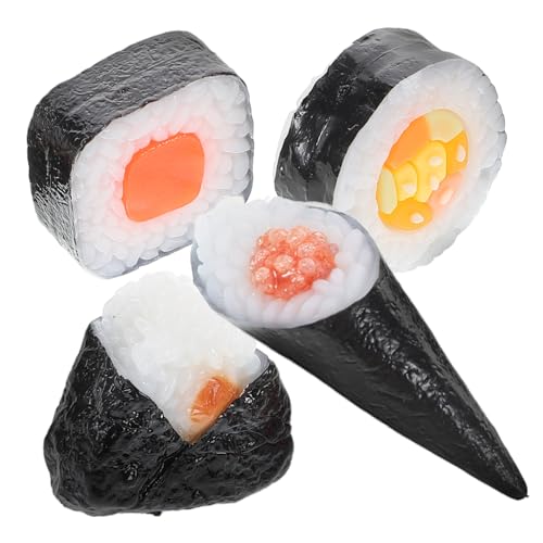 Toddmomy 4Stücke Gefälschte Sushi Modelle für Realistische Präsentationen Künstliche Lebensmittel zur Verwendung Restaurants zur Lehrunterstützung und Anschaulichen Toddmomy 4Stücke Gefälschte Sushi Modelle für Realistische Präsentationen Künstliche Lebensmittel zur Verwendung Restaurants zur Lehrunterstützung und Anschaulichen von Toddmomy