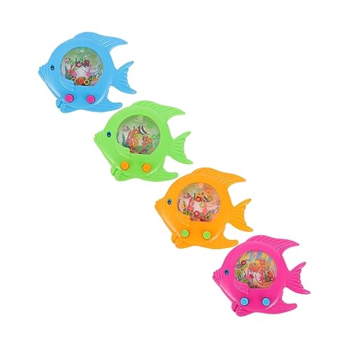 Toddmomy 4Stücke Handheld Wasser Ringspielzeug Teile Farblich Zufällig für Wasserspiele Poolaktivitäten und Spaß im Freien Fördert die Eltern Beziehung und Sorgt von Toddmomy