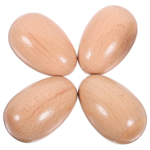 Toddmomy 4Stücke Holz Maracas Shaker Musikinstrumente für Pädagogisches Lernspielzeug Gehör und Rhythmus für Vorschulkinder und Kleinkinder Toddmomy 4Stücke Holz Maracas Shaker Musikinstrumente für Pädagogisches Lernspielzeug Gehör und Rhythmus für Vorschulkinder und Kleinkinder von Toddmomy
