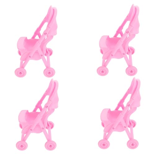 Toddmomy 4Stücke Kinderwagen Realistisches Puppenwagen Zubehör für Rollenspiele und Kreatives für Fördert Fantasie und Motorische Fähigkeiten von Toddmomy