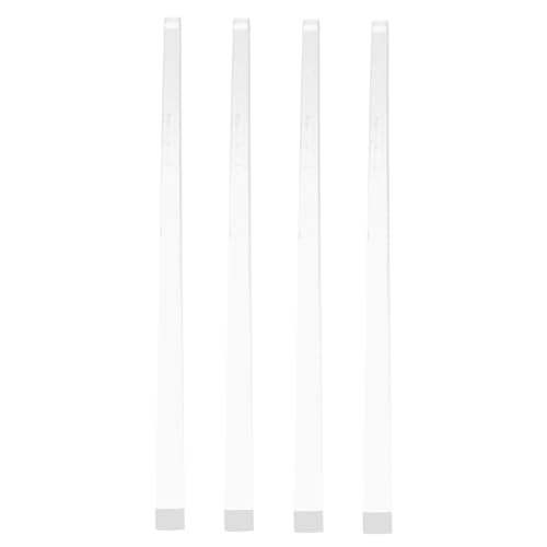 Toddmomy 4Stücke Kristall Mahjong Drücker Wiederverwendbare Mahjong Schieber Transparent Zubehör für Brettspiele und Familienunterhaltung von Toddmomy