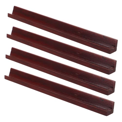 Toddmomy 4Stücke Mahjong Fliesenhalter aus Holz mit Rillen Domino Racks für Effektives für Reisen und Familientreffen Toddmomy 4Stücke Mahjong Fliesenhalter aus Holz mit Rillen Domino Racks für Effektives für Reisen und Familientreffen von Toddmomy
