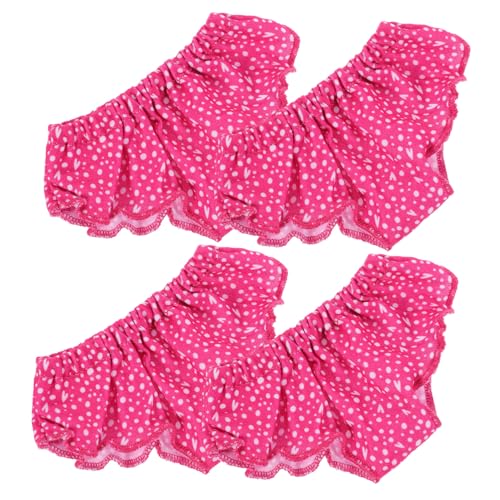 Toddmomy 4Stücke Minihöschen Für Puppen Kleine Puppenunterwäsche Für Puppen Puppenhöschen Zum Ankleiden Und Puppenzubehör Für Fantasievolles von Toddmomy