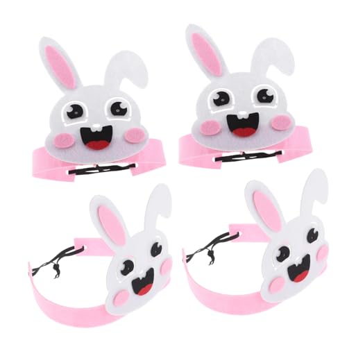 Toddmomy 4Stücke Osterhasen Stirnband für Dekoratives Kaninchen Haarband für Partys und Bühnenaufführungen Süßes und Einzigartiges Design für Ostern und Cosplay von Toddmomy