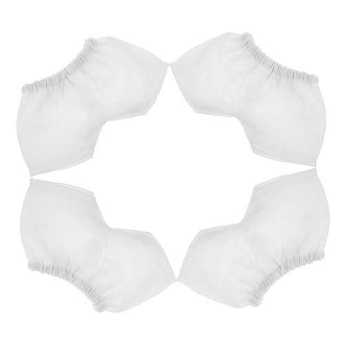 Toddmomy 4 Stück Weiße Puppenunterwäsche für 18-Zoll Puppen Weiche Bärenshorts aus Plüsch Wiederverwendbare Puppenkleidung für Rollenspiele und Kostüme von Toddmomy