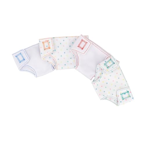 Toddmomy 4Stücke Puppenkleidung für Puppen Zubehör für Babypuppen Langlebig Waschbar Rollenspiel für Kleine von Toddmomy
