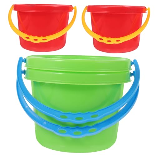 Toddmomy 4Stücke Strandeimer Aus Kunststoff Mini Eimer Für Strand Und Wasserspiel Zufälligen Farben Blau Rot Gelb Grün Für Kindergarten Toddmomy 4Stücke Strandeimer Aus Kunststoff Mini Eimer Für Strand Und Wasserspiel Zufälligen Farben Blau Rot Gelb Grün Für Kindergarten von Toddmomy