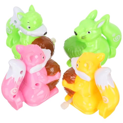 Toddmomy 4Stücke Teiliges Aufziehbares Tier Spielzeugset Cartoon und Eichhörnchen Kreative Mechanik für Pädagogisches Kinderspielzeug für Frühes Lernen Sicher und Langlebig Toddmomy 4Stücke Teiliges Aufziehbares Tier Spielzeugset Cartoon und Eichhörnchen Kreative Mechanik für Pädagogisches Kinderspielzeug für Frühes Lernen Sicher und Langlebig von Toddmomy